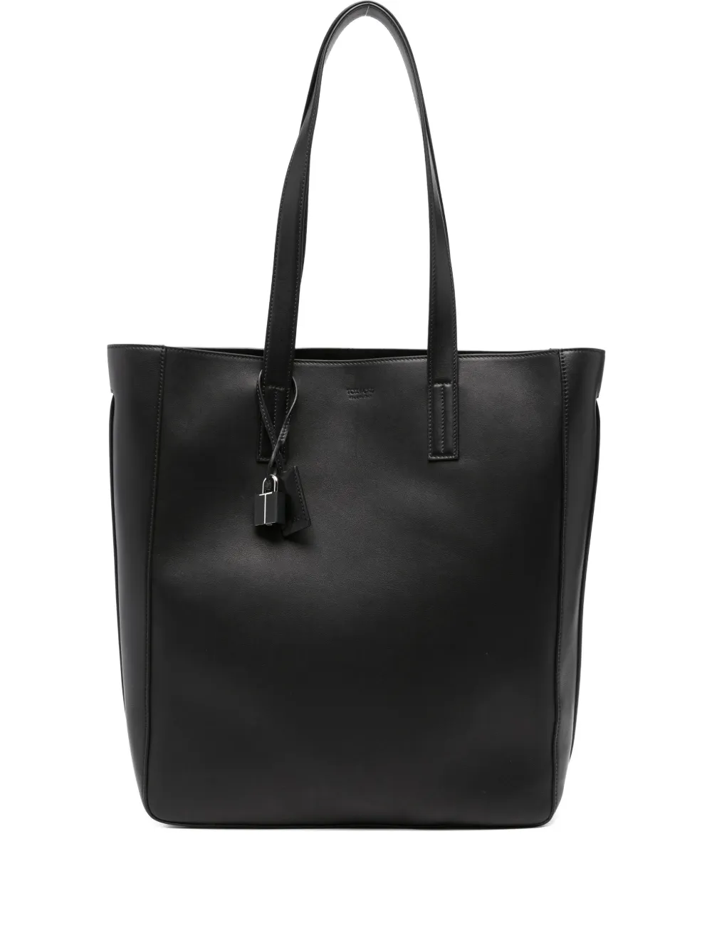 TOM FORD padlock-charm tote bag - ブラック TOM FORD padlock-charm tote bag - ブラック