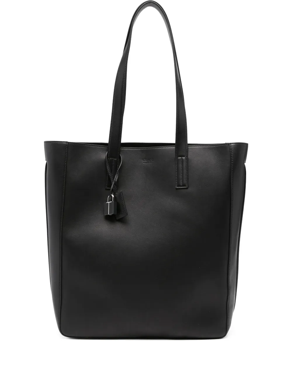 TOM FORD padlock-charm tote bag | Black | Image 1