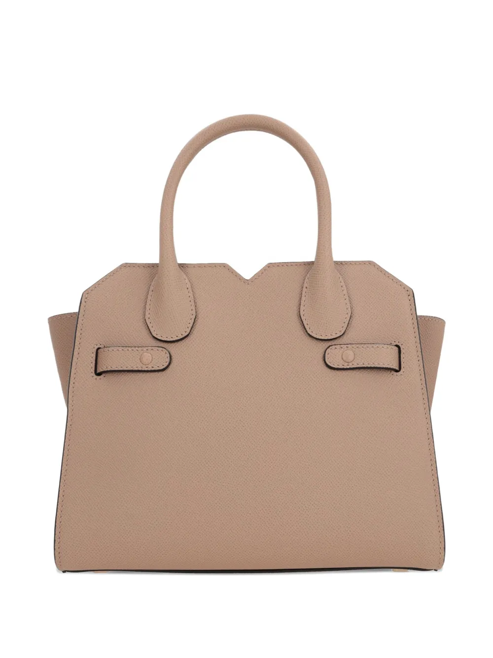 Valextra Milano Leather Mini Bag In Brown