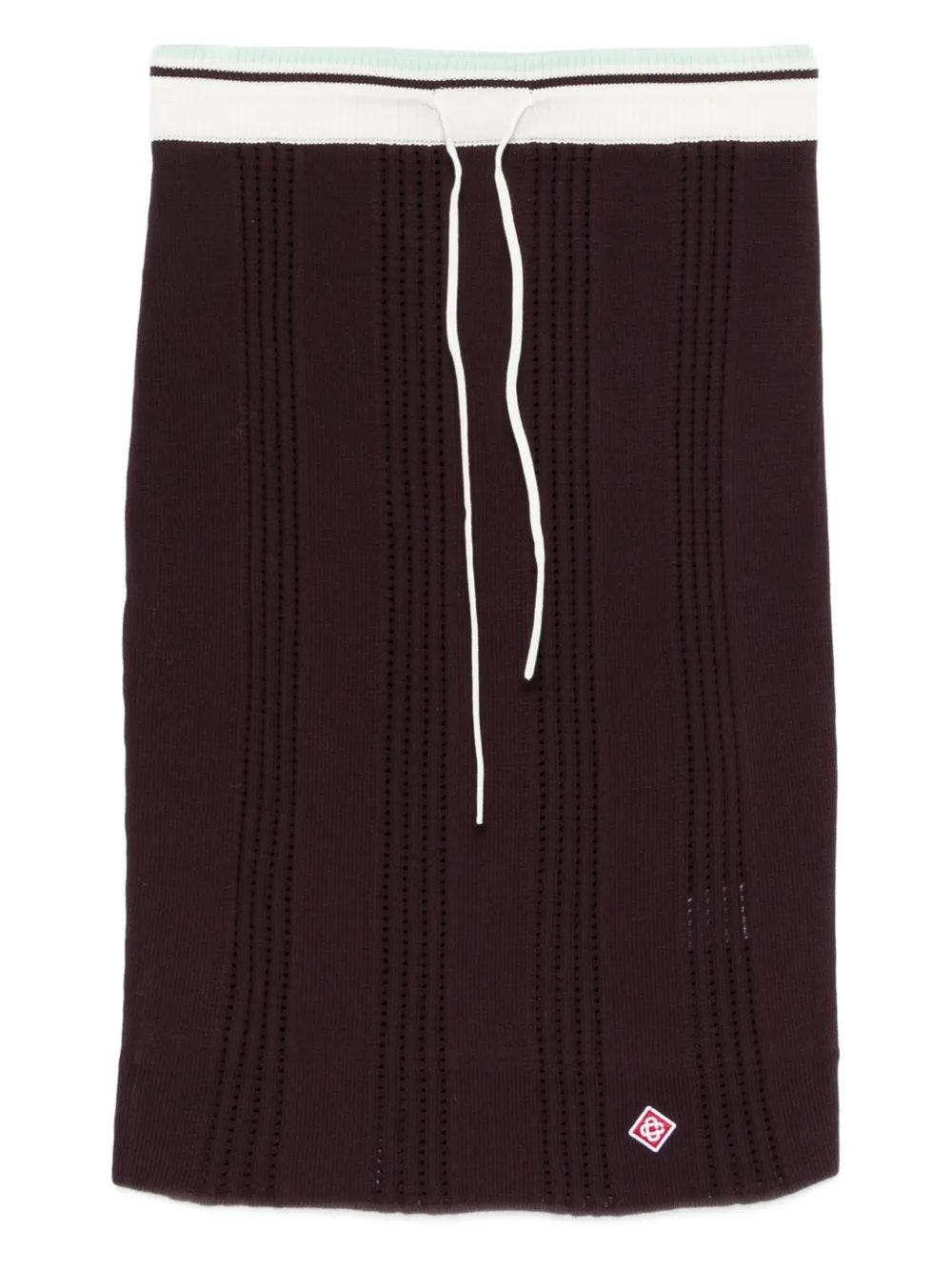 Casablanca drawstring mini skirt | Red | Image 1