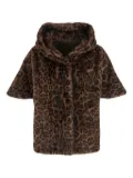 Giovanni Paris Leonie coat - Brown
