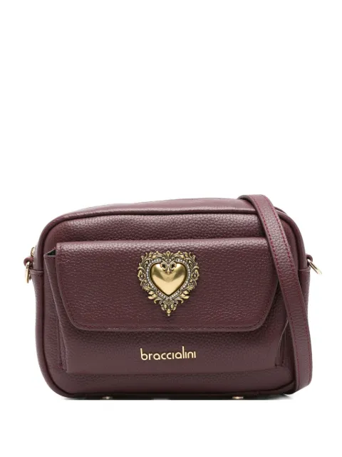 Braccialini heart-appliqué cross body bag