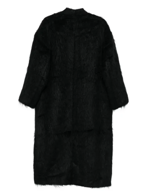 Isabel Benenato alpaca wool-blend coat