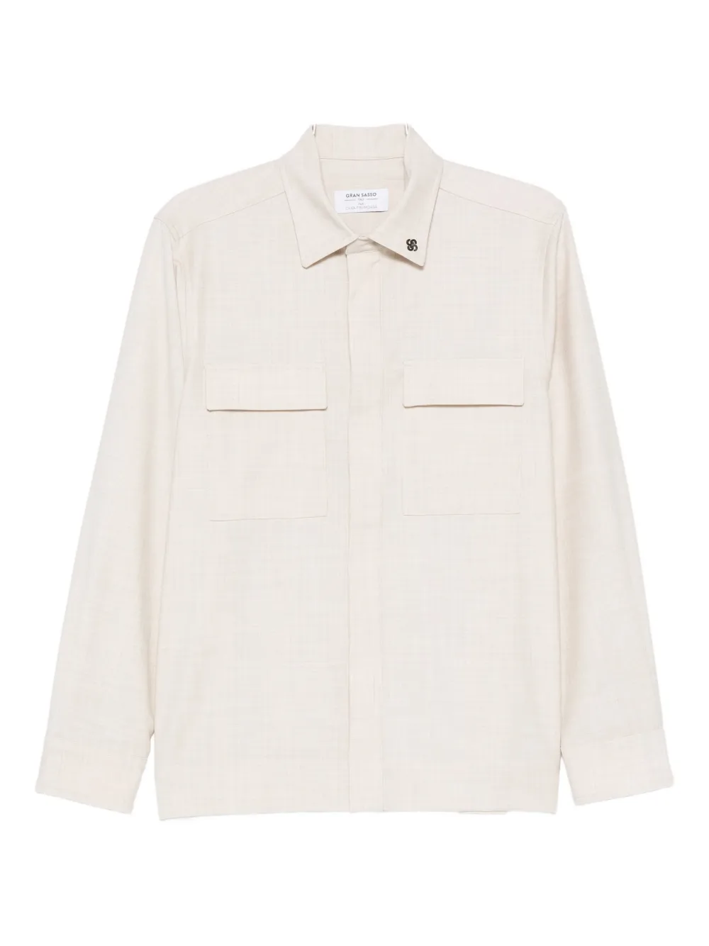 Gran Sasso flap-pocket shirt | Neutrals | Image 1