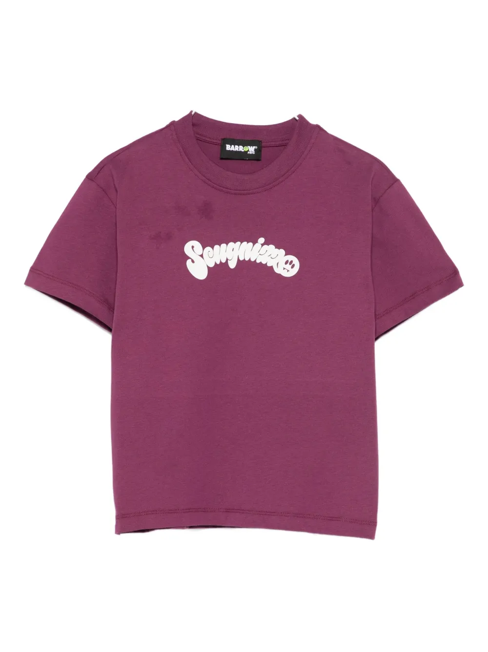 Barrow kids graphic-print T-shirt | Purple | Image 1