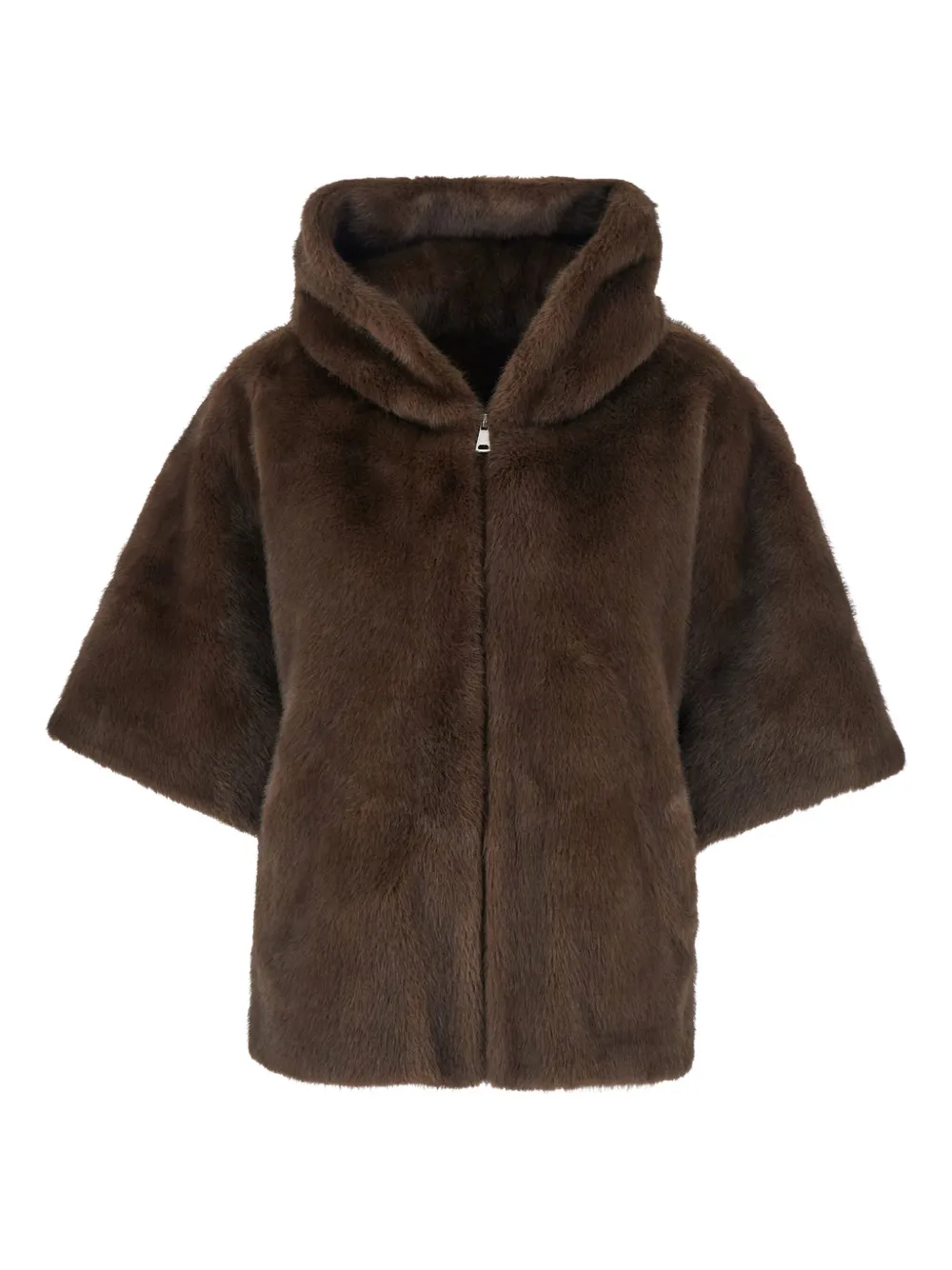 Giovanni Paris faux-fur jacket | Brown | Image 1
