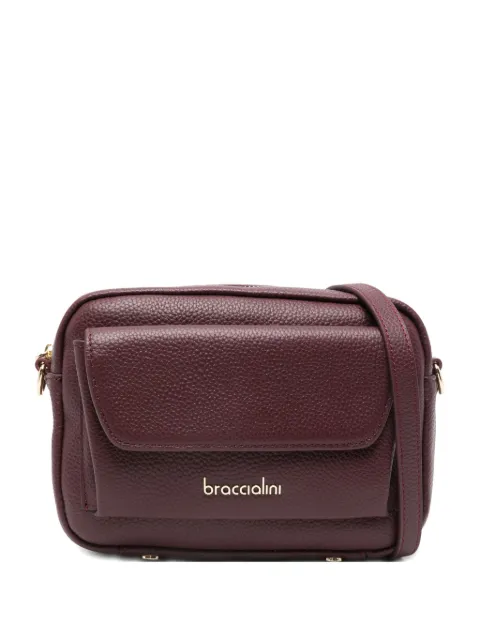 Braccialini flap-pocket leather cross body bag