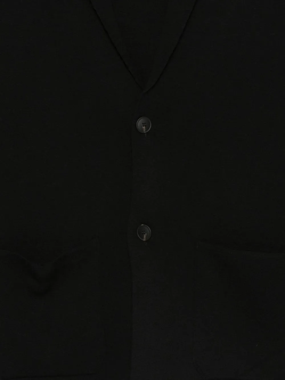 Gran Sasso Single-breasted Wool Blazer In Black