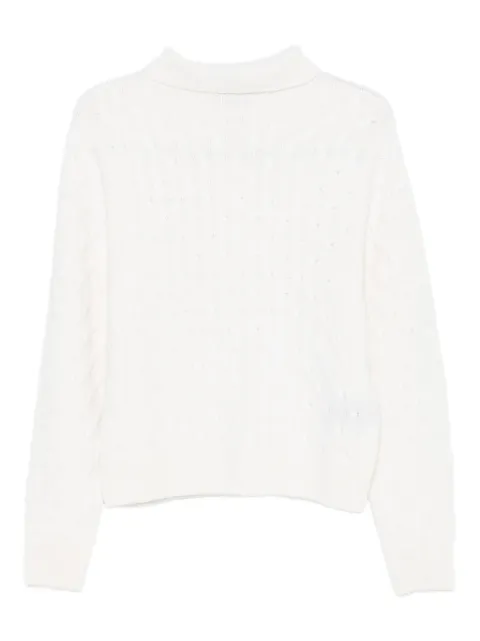 TABARONI CASHMERE suéter en tejido de ochos