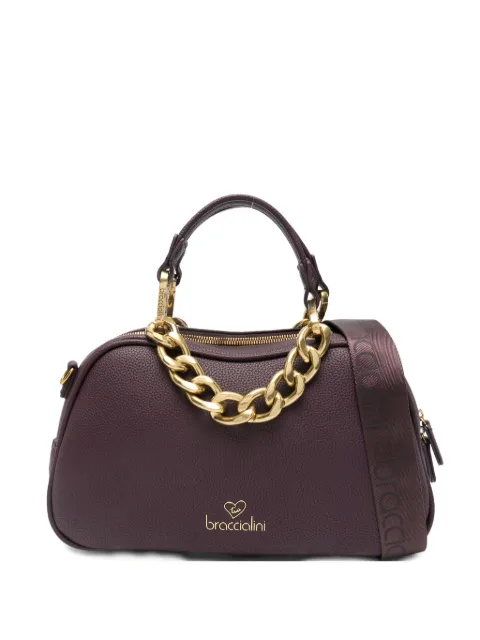 Braccialini leather tote bag