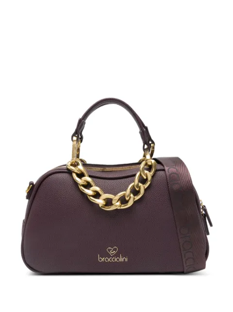 Braccialini leather tote bag
