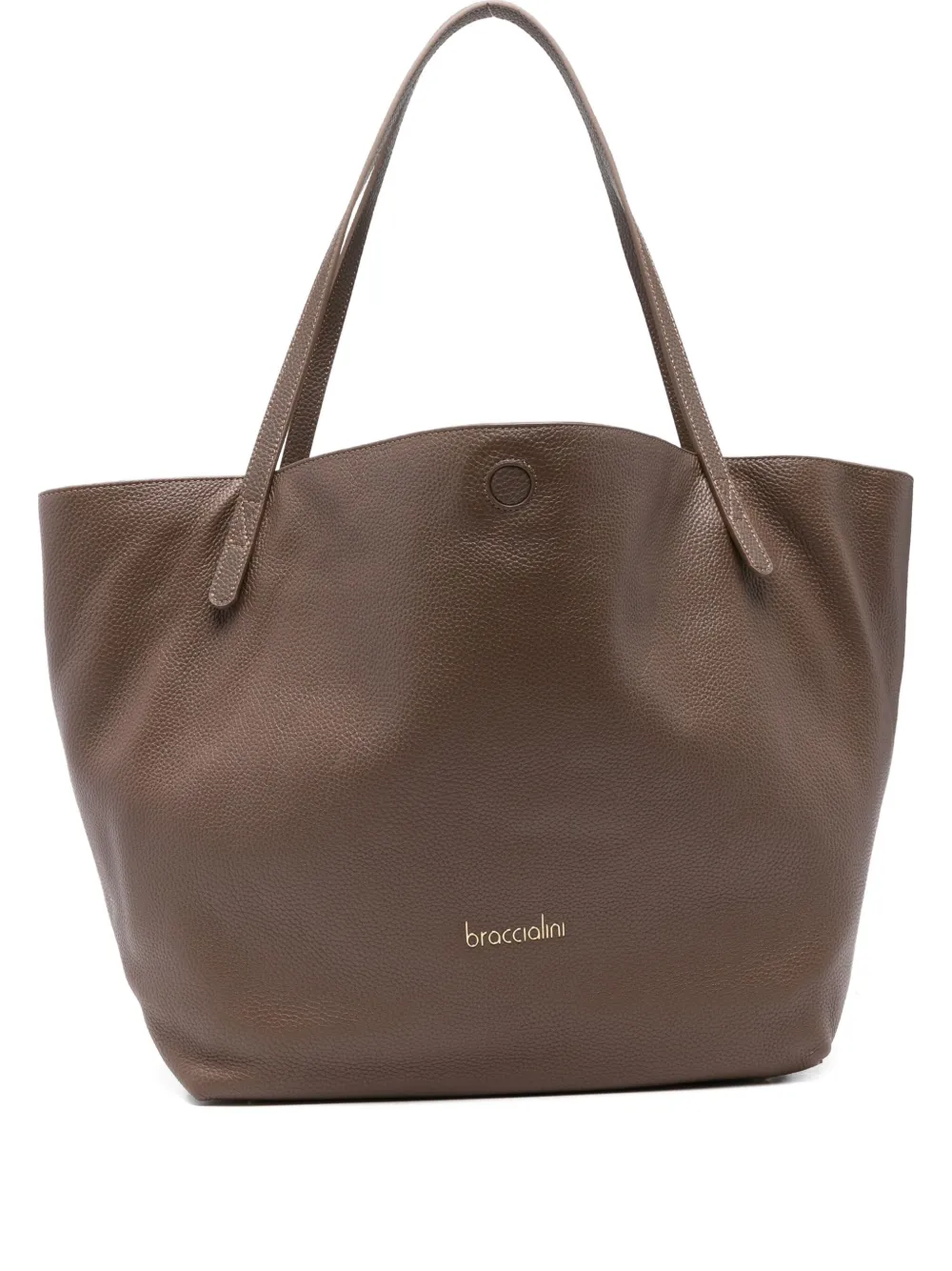 Braccialini totebag i läder | brun | Image 1