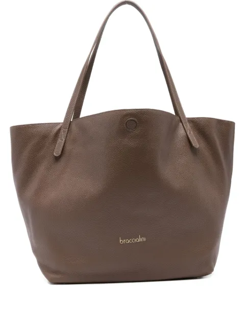 Braccialini leather tote bag