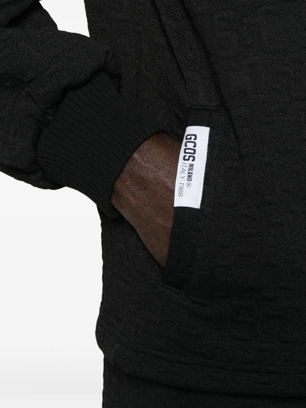 GCDS Katoenen jack Zwart