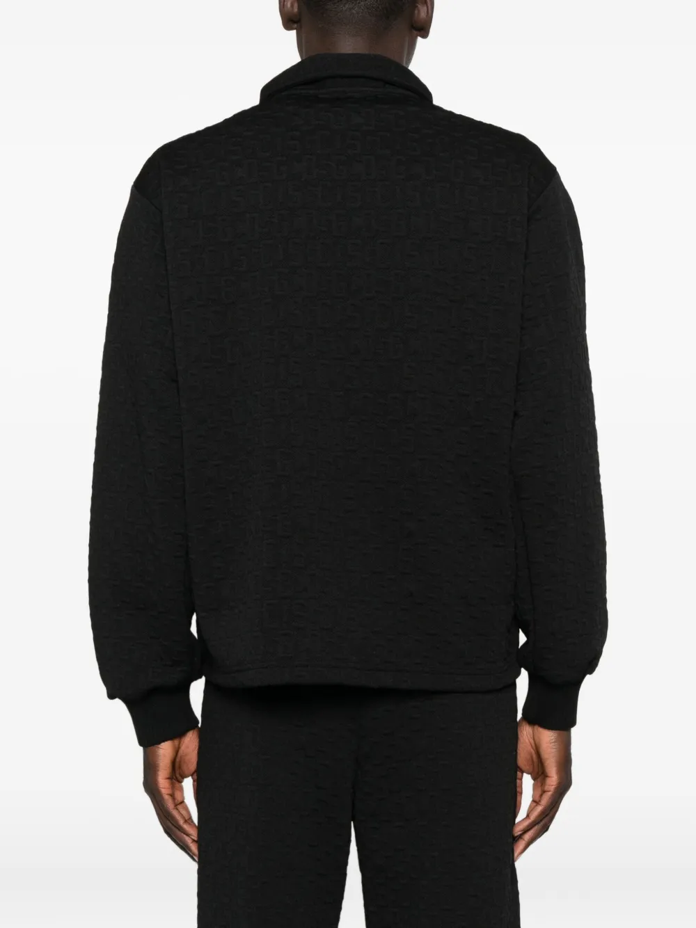 GCDS Katoenen jack Zwart