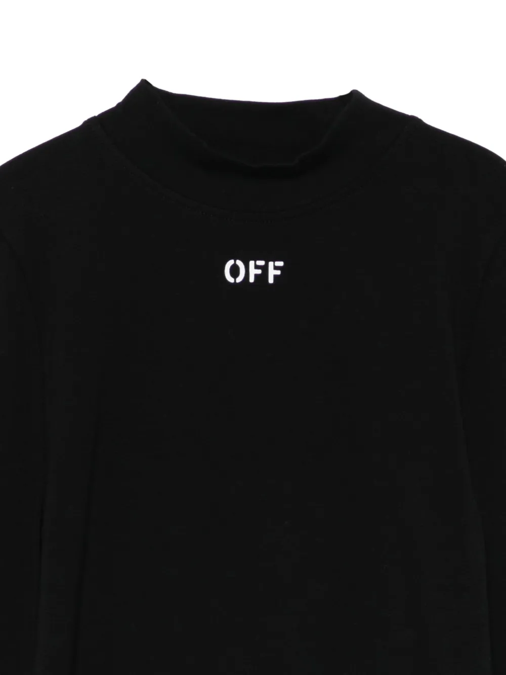 Off-White Kids T-shirt met logoprint Zwart
