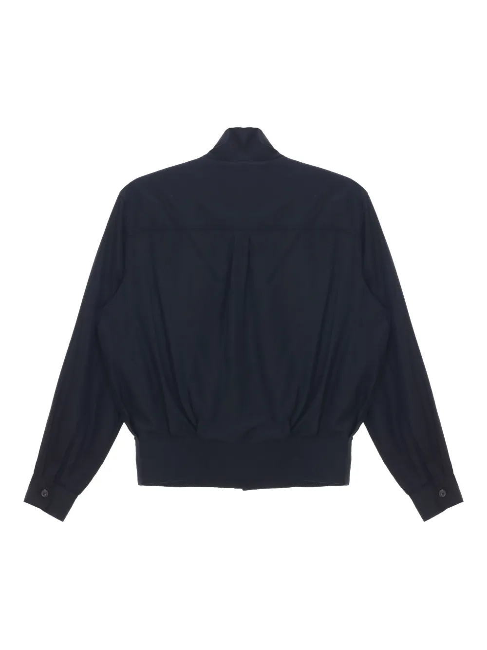 Our Legacy Buttoned Mock Bomber Jacket In Black
