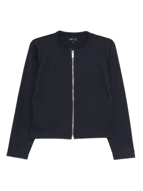 agnès b.  logo-embroidered sweatshirt