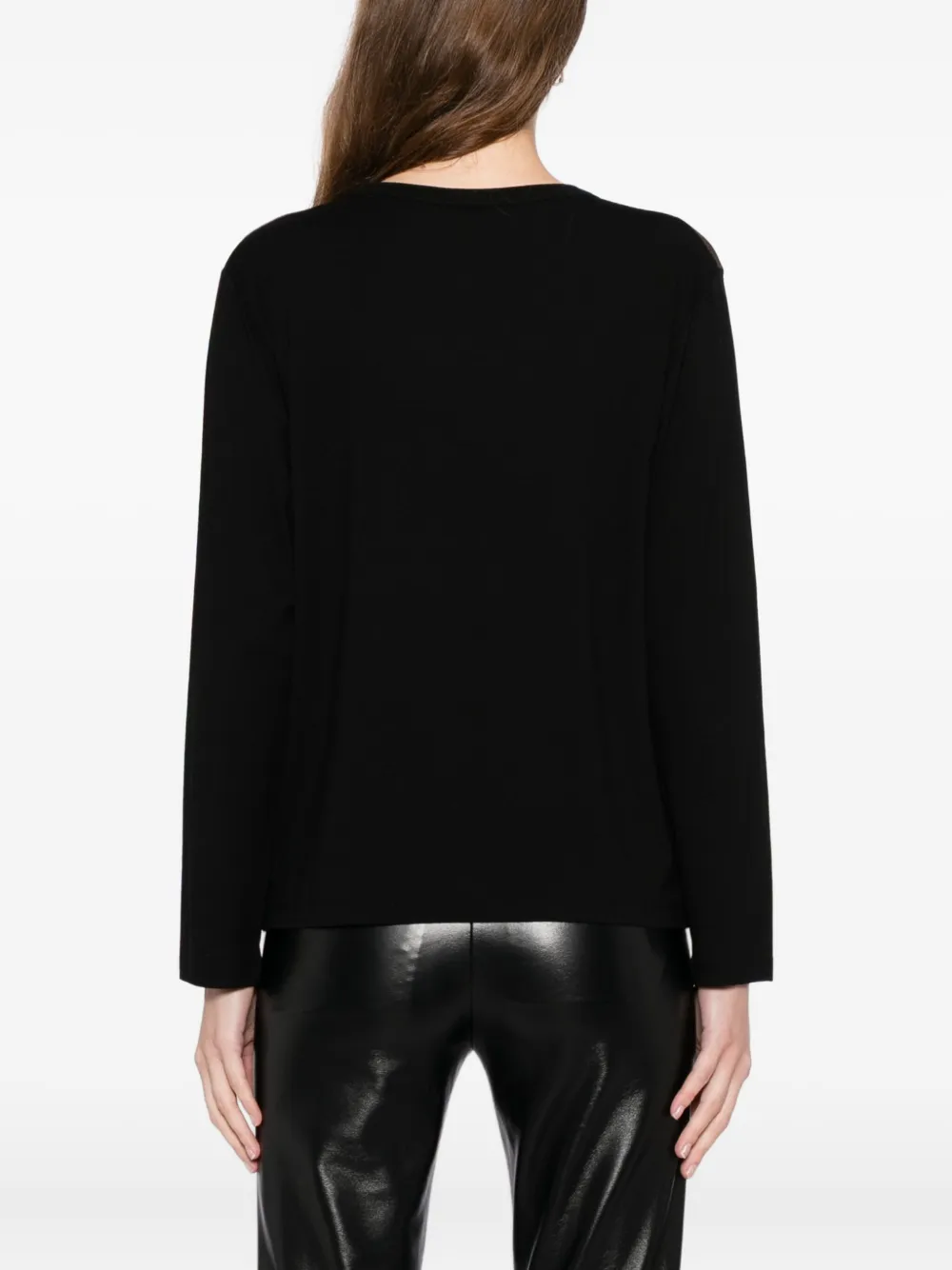 Agnès B. Sunset-print T-shirt In Black