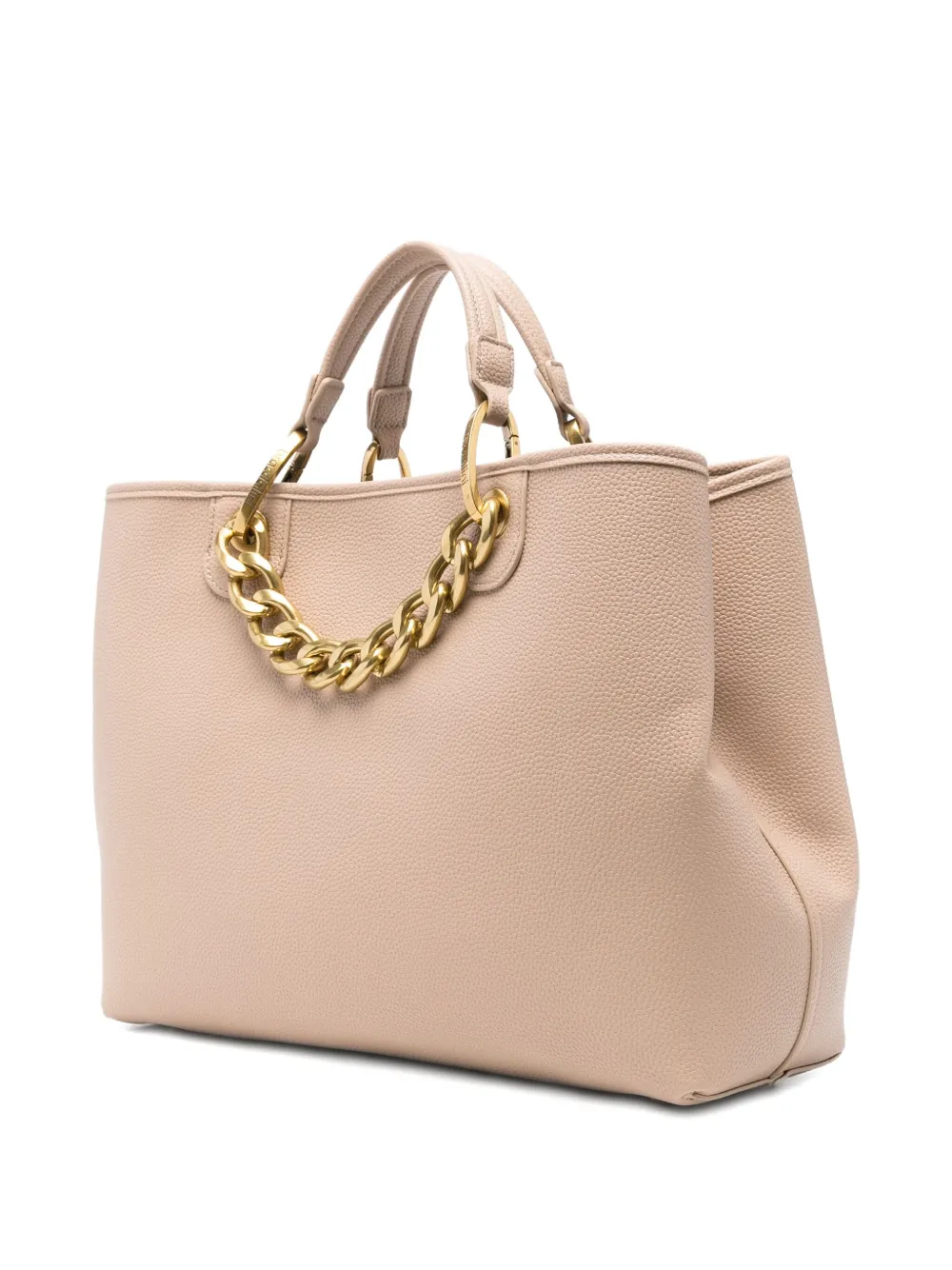 Braccialini Chain-detail Leather Tote Bag In Pink