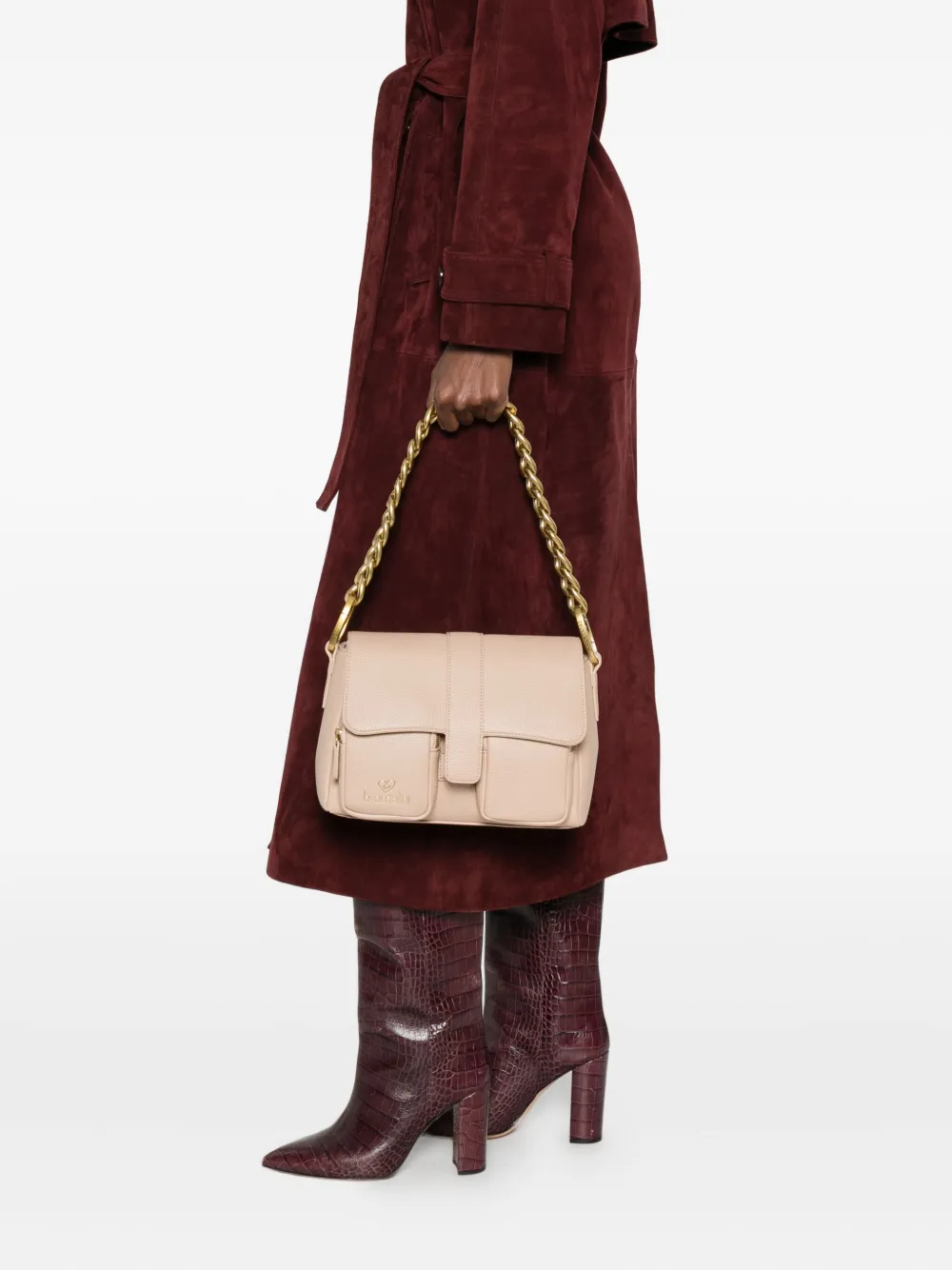 Braccialini chain-strap shoulder bag - Beige