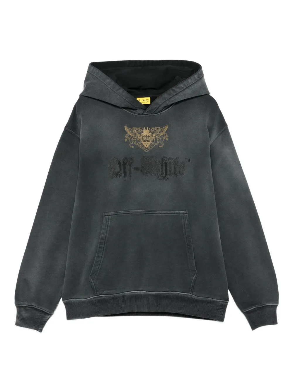 Off-White Kids printed hoodie | Grey | Image 1