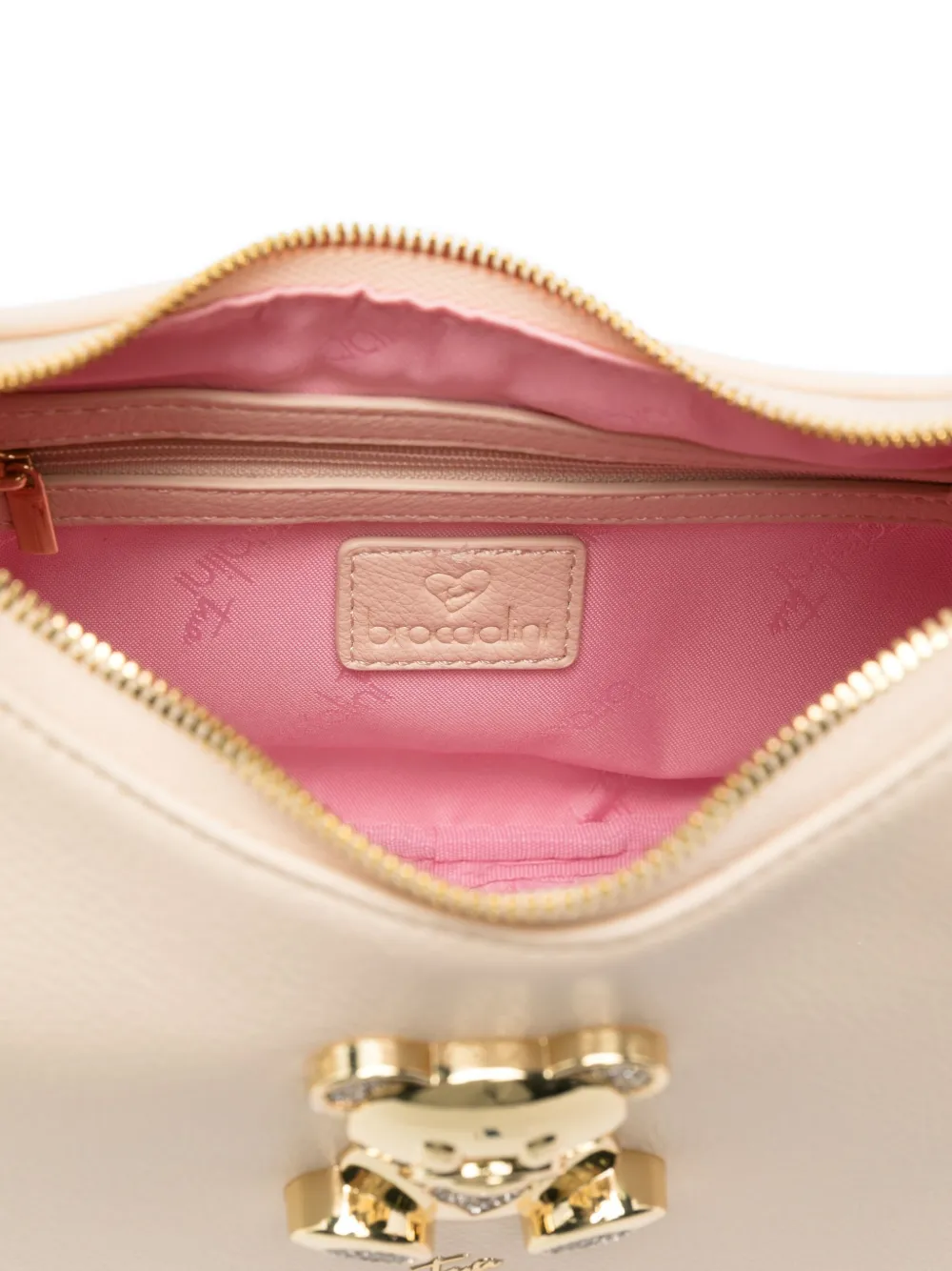 Braccialini Teddy-appliqué Shoulder Bag In Neutral