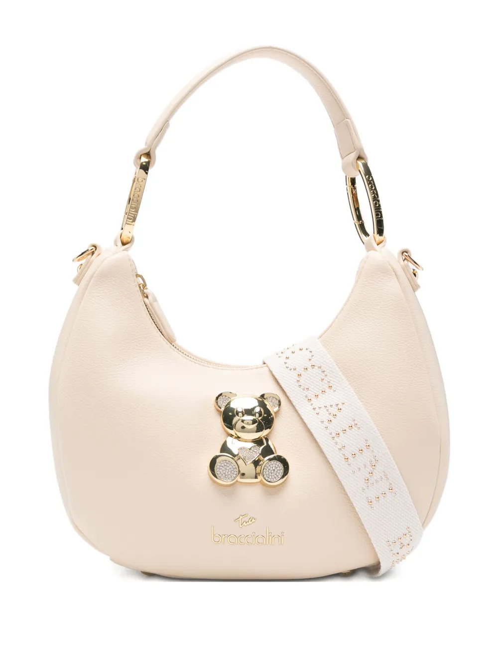 Braccialini teddy-appliqué shoulder bag | Neutrals | Image 1