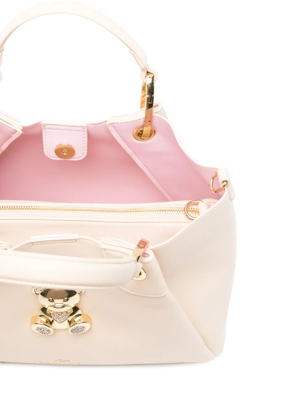 Braccialini Teddy-appliqué Tote Bag In White