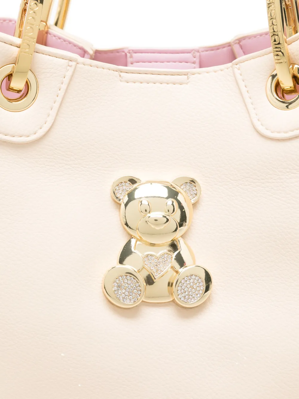 Braccialini Teddy-appliqué Tote Bag In White