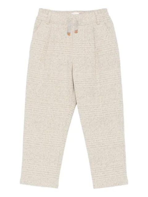 Eleventy Kids checked pants