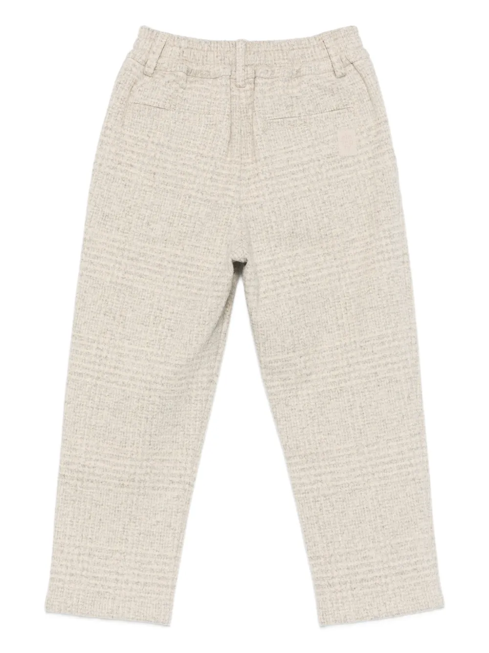 Eleventy Kids checked pants | Girls Casual Trousers | Image 2