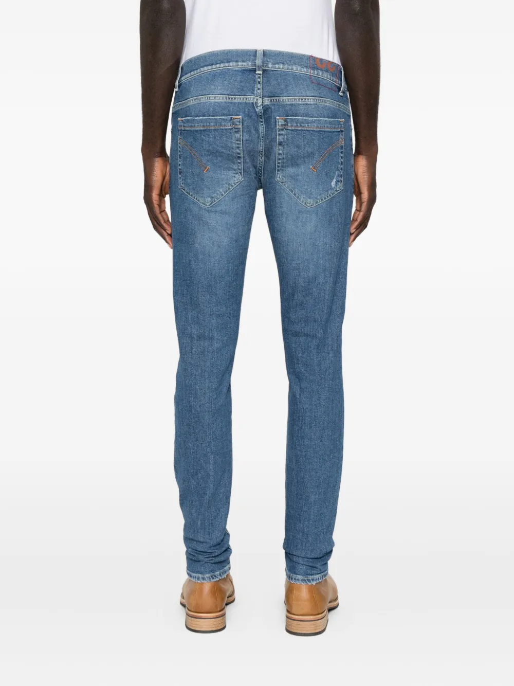 DONDUP Gerafelde jeans Blauw