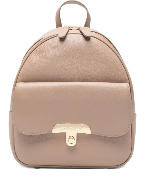 Braccialini mochila de piel con cierre