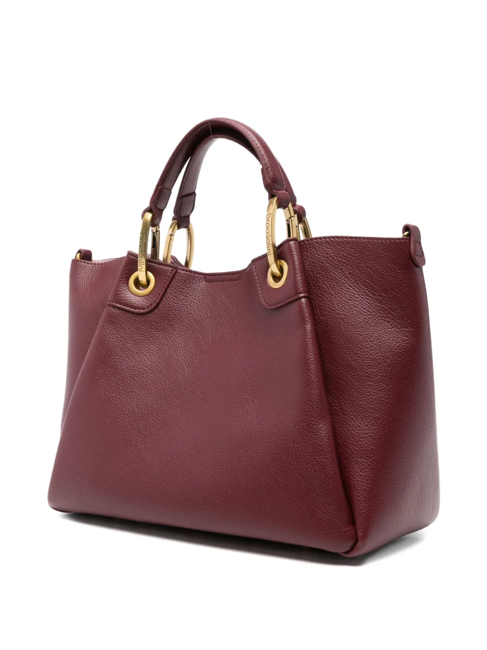 Braccialini Logo-appliqué Tote Bag In Red