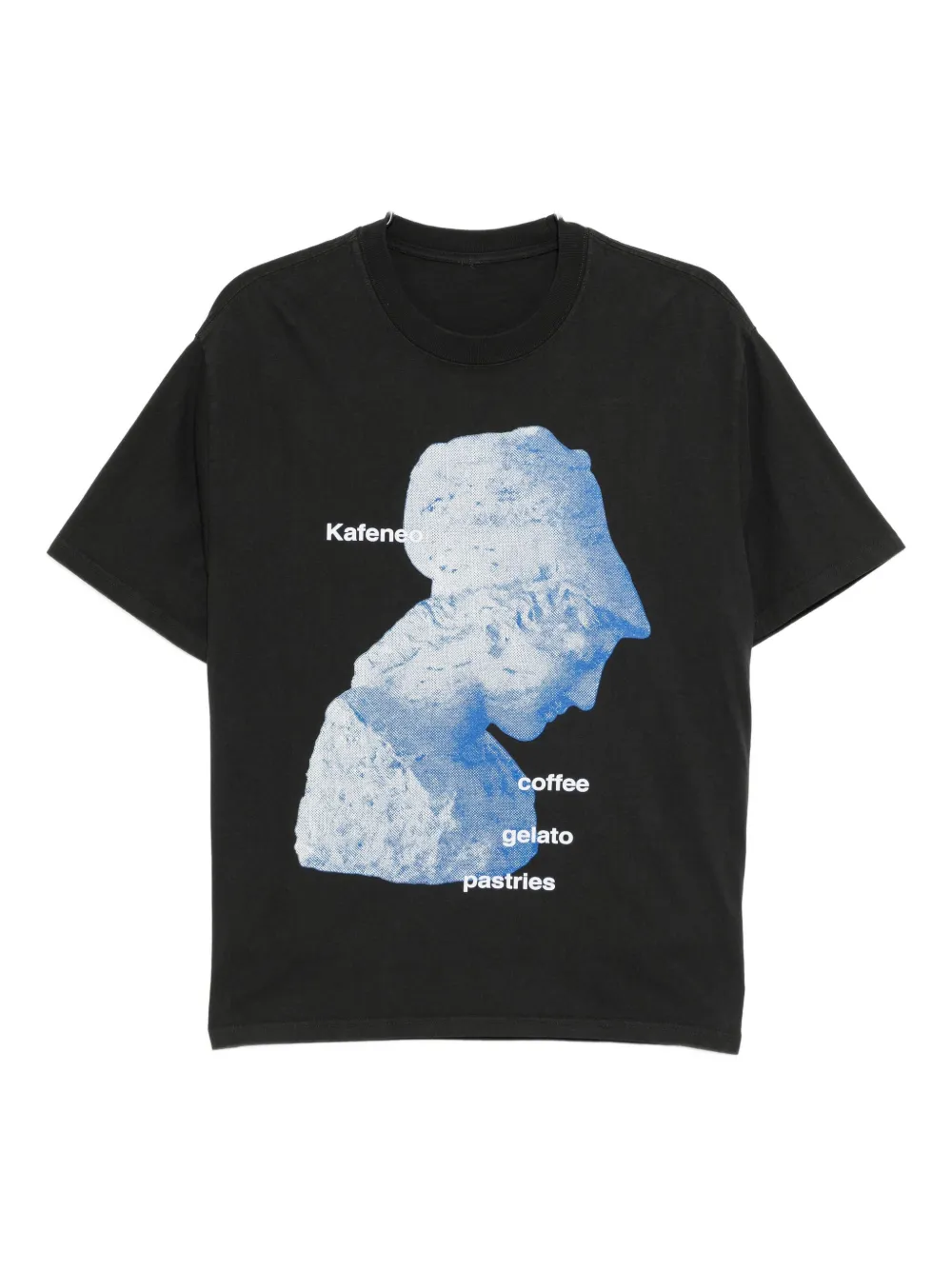 Kafeneo by TBF  T-Shirt mit grafischem Print | Grau | Image 1