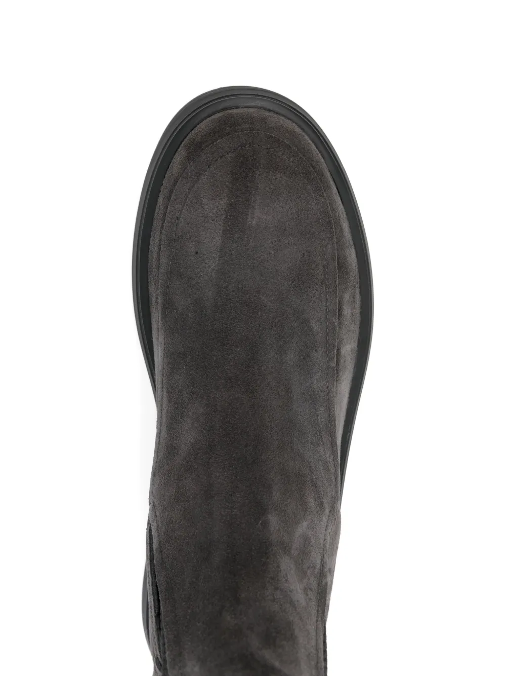 The Antipode Suede Boots In Gray