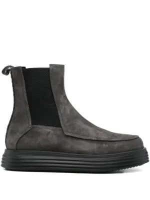 JW Anderson レースアップ レザーブーツ | ブラック | FARFETCH JP