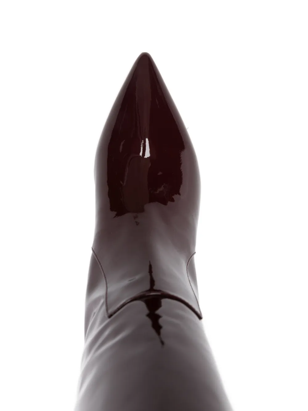Paris Texas 60mm Pointed-toe Boots In Burgundy