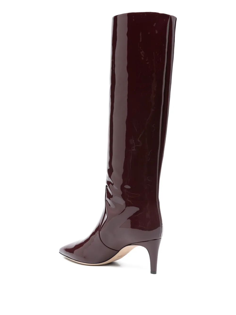 Paris Texas 60mm Pointed-toe Boots In Burgundy