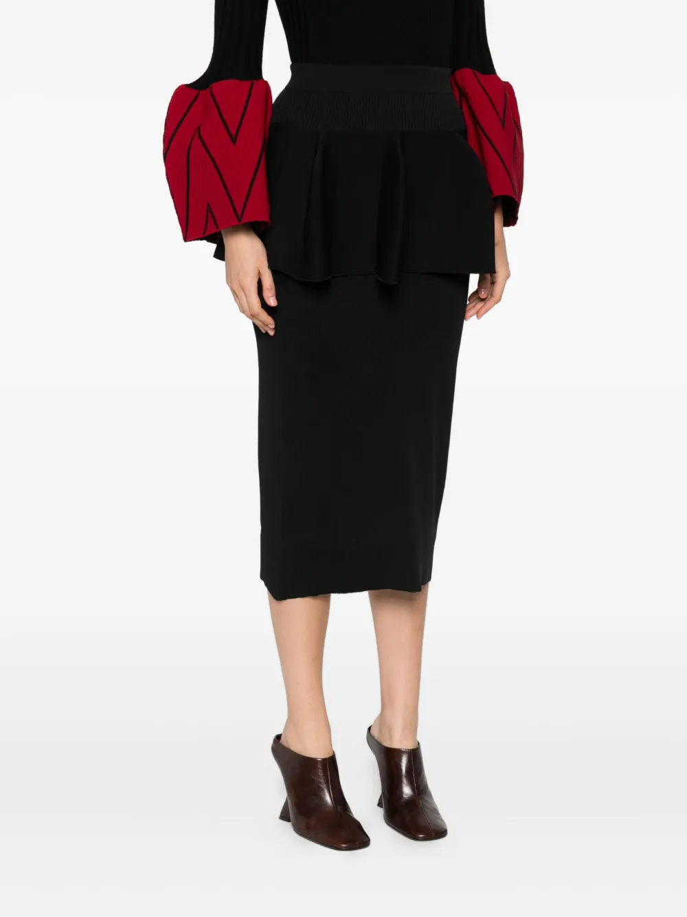 Cfcl Ruffled Skirt In Black