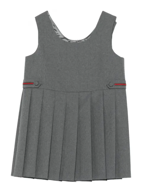 Gucci Kids kort kjole med plisseringer