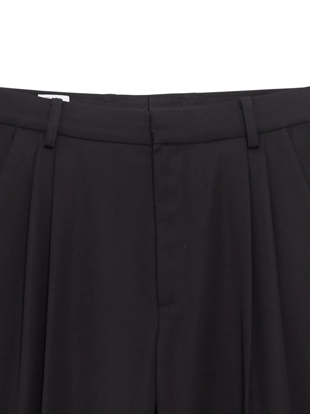 Casablanca Wollen plooibroek Zwart