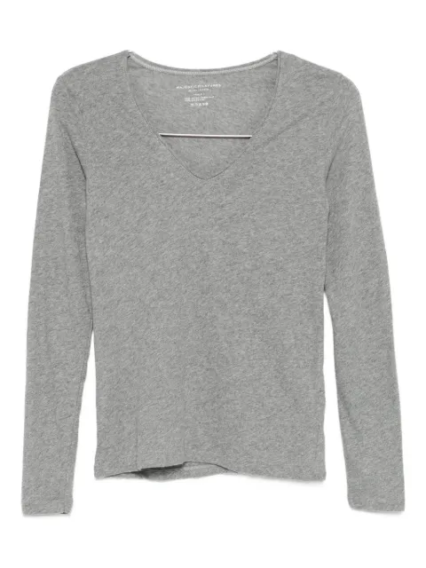 Majestic Filatures V-neck long-sleeved top