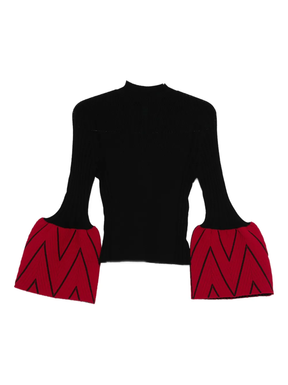 CFCL flared-sleeve sweater - ブラック CFCL flared-sleeve sweater - ブラック
