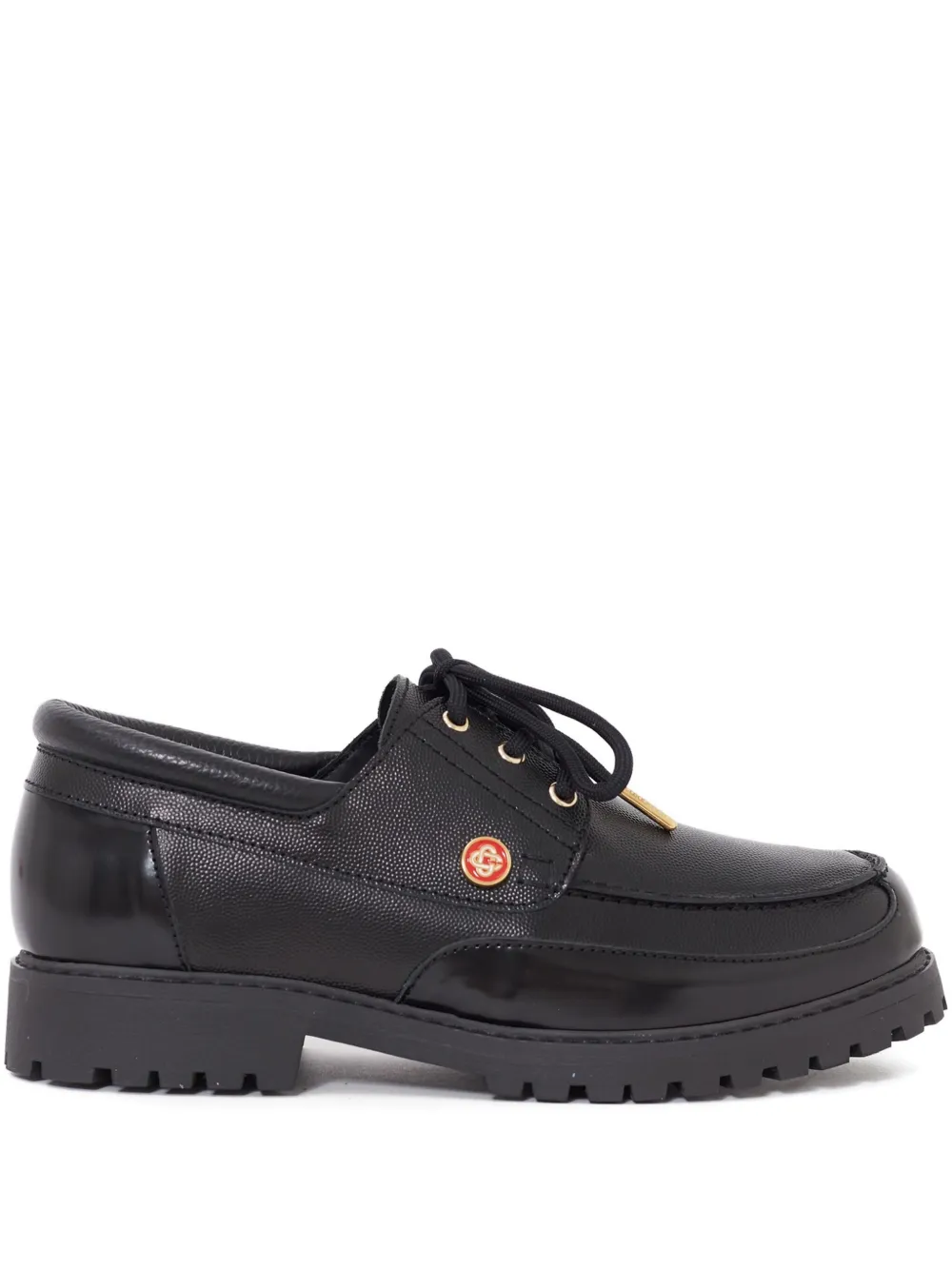 Casablanca leather Derby shoes - ブラック Casablanca leather Derby shoes - ブラック