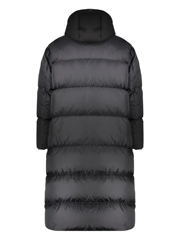 Herno フーデッド パデッドコート | ブラック | FARFETCH JP