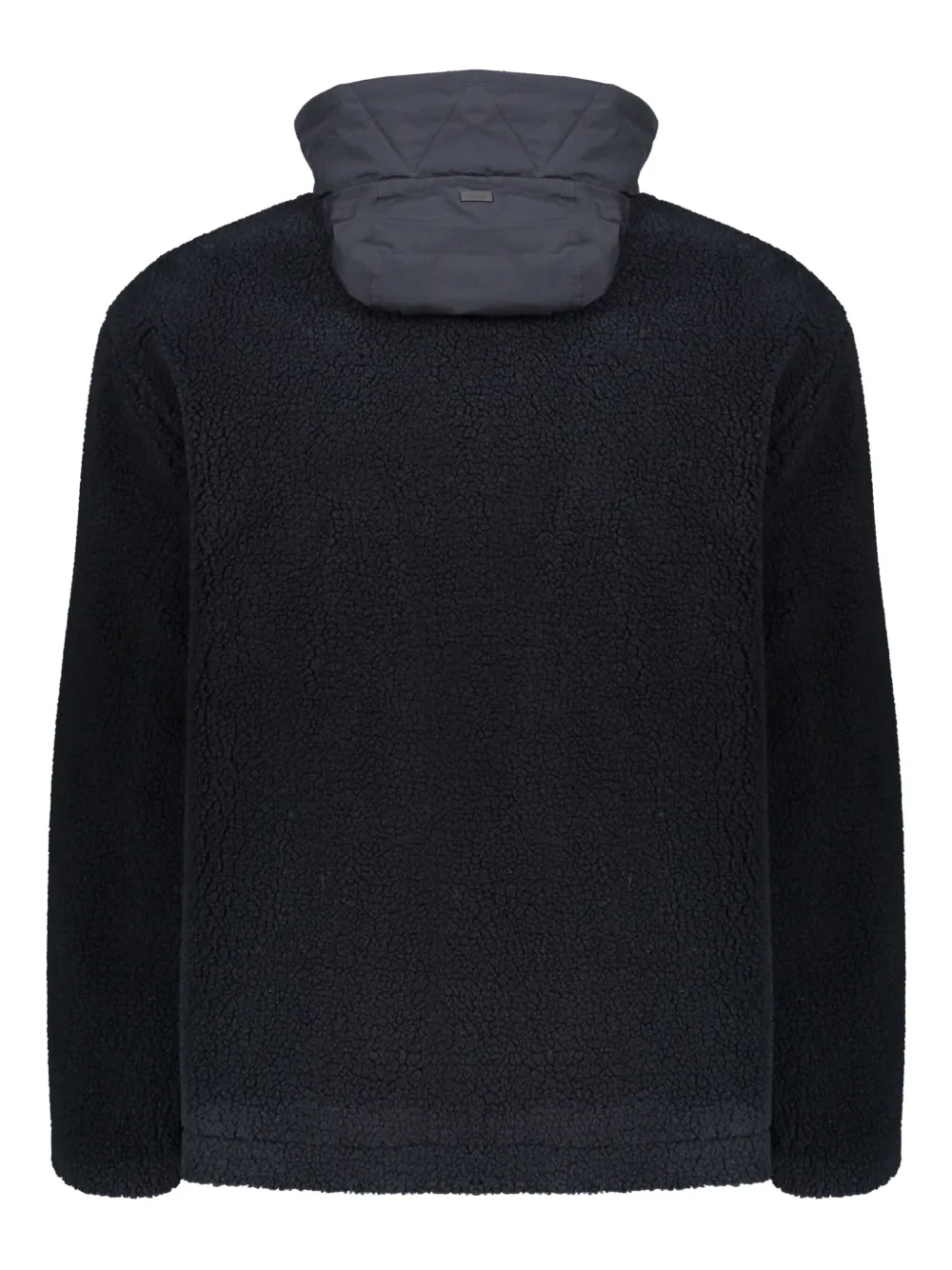 Herno Fleece Puffer Jacket In Black