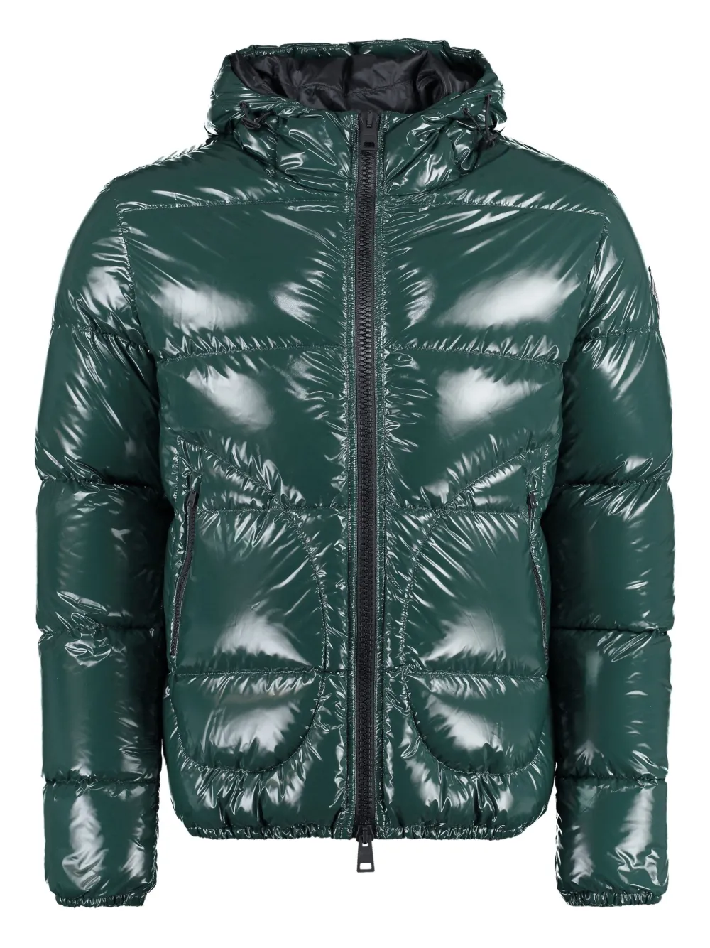Herno drawstring-hood puffer jacket | Green | Image 1