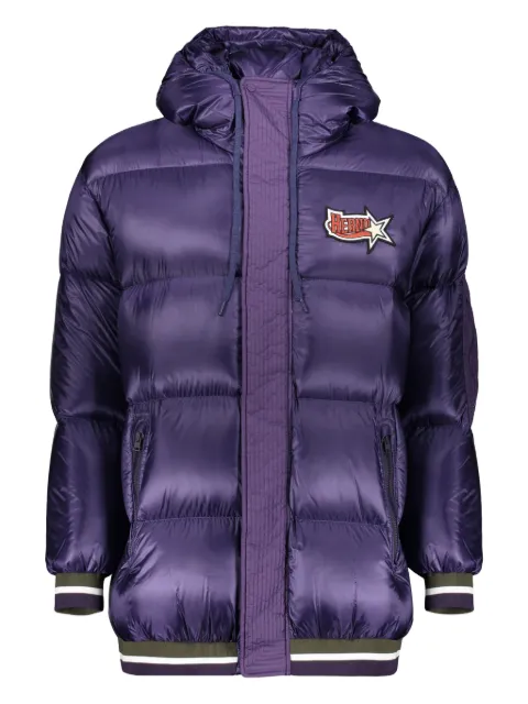 Herno drawstring-hood quilted jacket